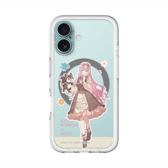 Slim Protection Premium Case with MagSafe［ Hatsune Miku × Kuppy Ramune – Megurine Luka × Ram – Full-body Illustration 2 ］