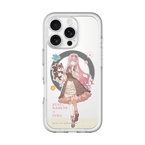 Slim Protection Premium Case with MagSafe［ Hatsune Miku × Kuppy Ramune – Megurine Luka × Ram – Full-body Illustration 2 ］