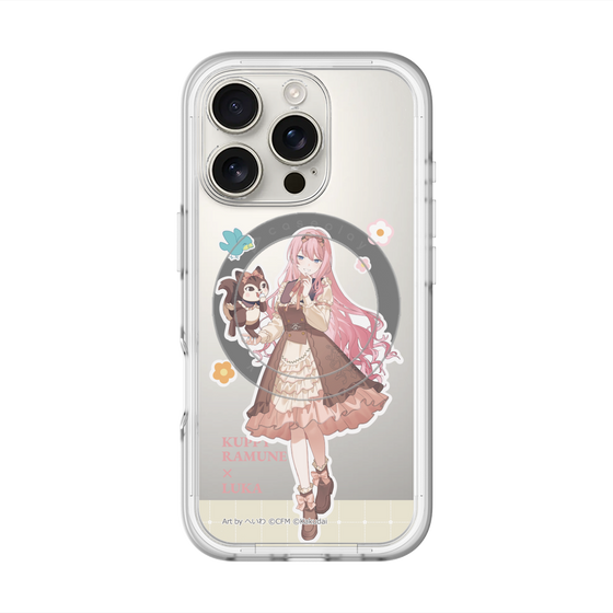 Slim Protection Premium Case with MagSafe［ Hatsune Miku × Kuppy Ramune – Megurine Luka × Ram – Full-body Illustration 2 ］