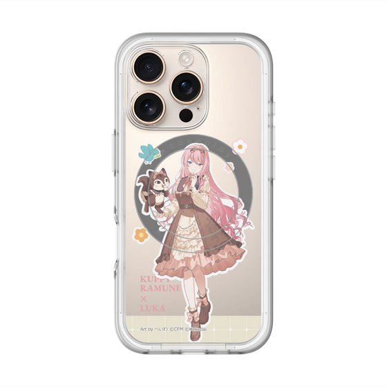 Slim Protection Premium Case with MagSafe［ Hatsune Miku × Kuppy Ramune – Megurine Luka × Ram – Full-body Illustration 2 ］