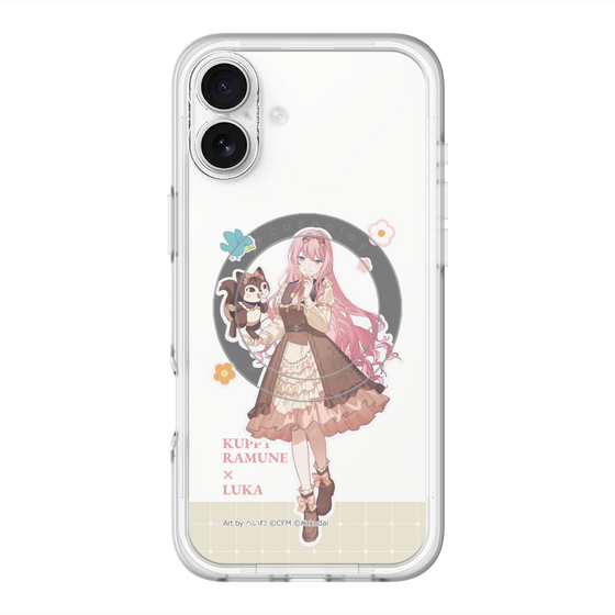 Slim Protection Premium Case with MagSafe［ Hatsune Miku × Kuppy Ramune – Megurine Luka × Ram – Full-body Illustration 2 ］