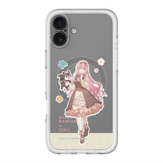 Slim Protection Premium Case with MagSafe［ Hatsune Miku × Kuppy Ramune – Megurine Luka × Ram – Full-body Illustration 2 ］