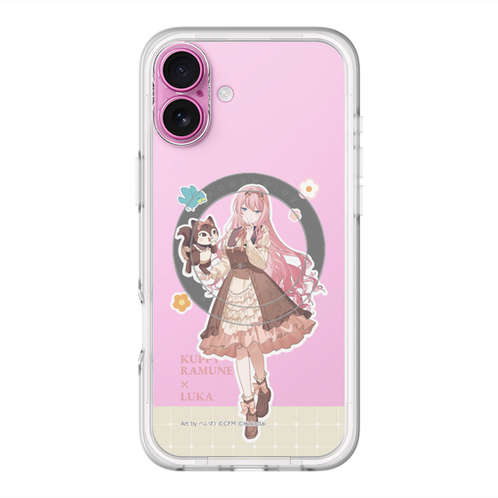 Slim Protection Premium Case with MagSafe［ Hatsune Miku × Kuppy Ramune – Megurine Luka × Ram – Full-body Illustration 2 ］