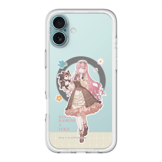 Slim Protection Premium Case with MagSafe［ Hatsune Miku × Kuppy Ramune – Megurine Luka × Ram – Full-body Illustration 2 ］
