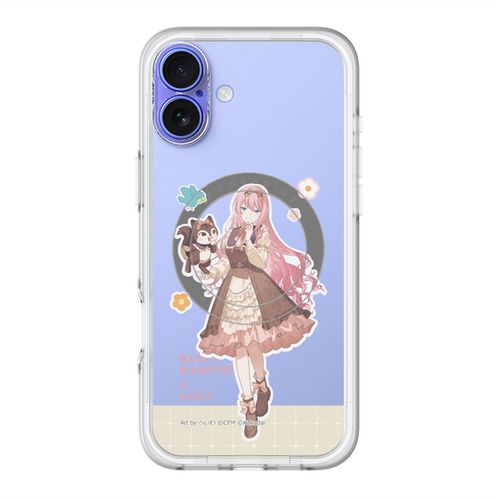 Slim Protection Premium Case with MagSafe［ Hatsune Miku × Kuppy Ramune – Megurine Luka × Ram – Full-body Illustration 2 ］