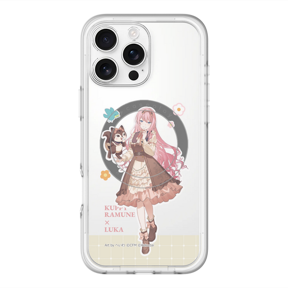 Slim Protection Premium Case with MagSafe［ Hatsune Miku × Kuppy Ramune – Megurine Luka × Ram – Full-body Illustration 2 ］