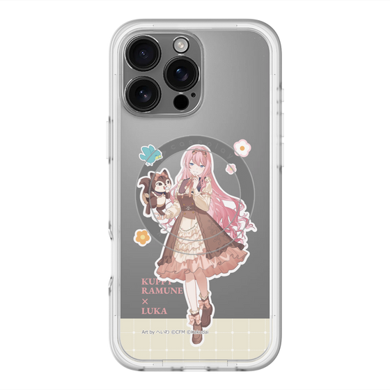 Slim Protection Premium Case with MagSafe［ Hatsune Miku × Kuppy Ramune – Megurine Luka × Ram – Full-body Illustration 2 ］