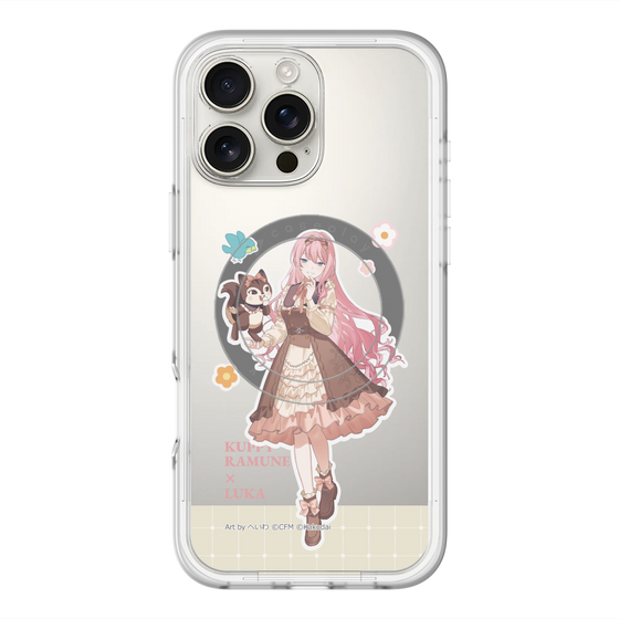 Slim Protection Premium Case with MagSafe［ Hatsune Miku × Kuppy Ramune – Megurine Luka × Ram – Full-body Illustration 2 ］