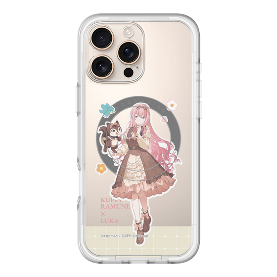 Slim Protection Premium Case with MagSafe［ Hatsune Miku × Kuppy Ramune – Megurine Luka × Ram – Full-body Illustration 2 ］