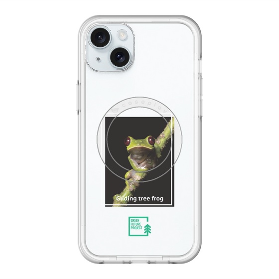 Slim Protection Premium Case with MagSafe［ Green Future Project - Gliding tree frog ］