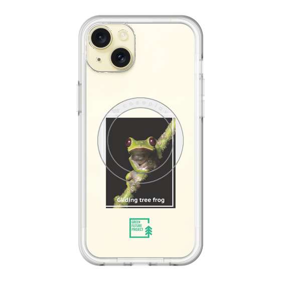 Slim Protection Premium Case with MagSafe［ Green Future Project - Gliding tree frog ］