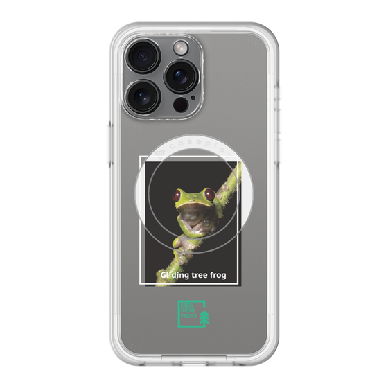 Slim Protection Premium Case with MagSafe［ Green Future Project - Gliding tree frog ］