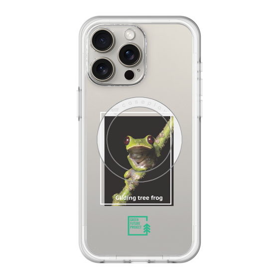 Slim Protection Premium Case with MagSafe［ Green Future Project - Gliding tree frog ］