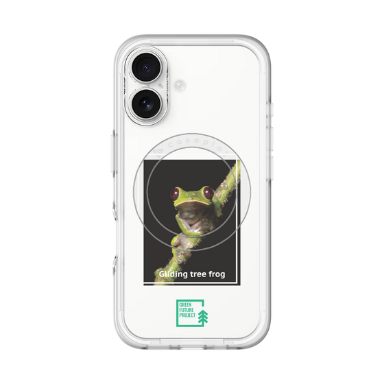Slim Protection Premium Case with MagSafe［ Green Future Project - Gliding tree frog ］