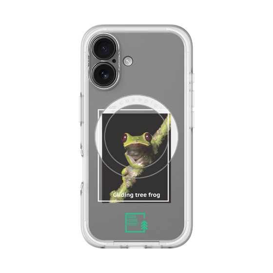 Slim Protection Premium Case with MagSafe［ Green Future Project - Gliding tree frog ］