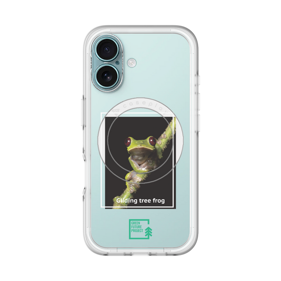Slim Protection Premium Case with MagSafe［ Green Future Project - Gliding tree frog ］