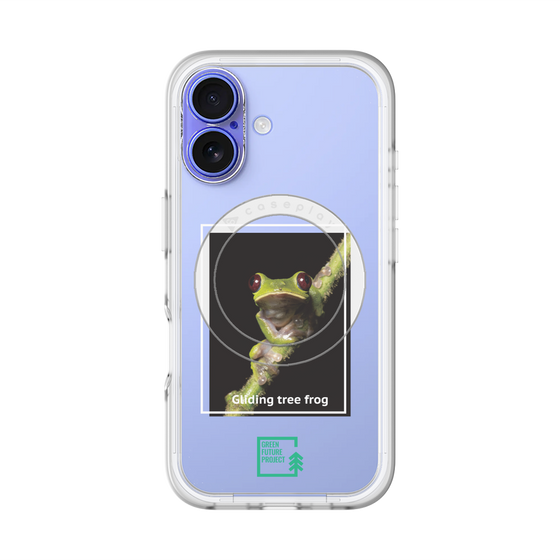Slim Protection Premium Case with MagSafe［ Green Future Project - Gliding tree frog ］