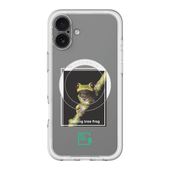 Slim Protection Premium Case with MagSafe［ Green Future Project - Gliding tree frog ］