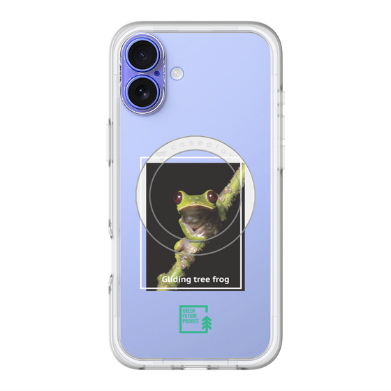 Slim Protection Premium Case with MagSafe［ Green Future Project - Gliding tree frog ］