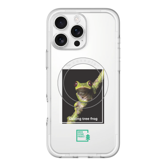 Slim Protection Premium Case with MagSafe［ Green Future Project - Gliding tree frog ］