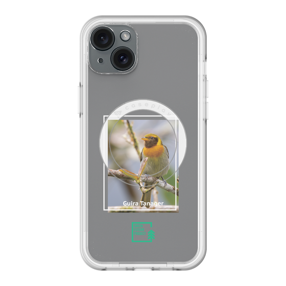 Slim Protection Premium Case with MagSafe［ Green Future Project - Guira Tanager ］