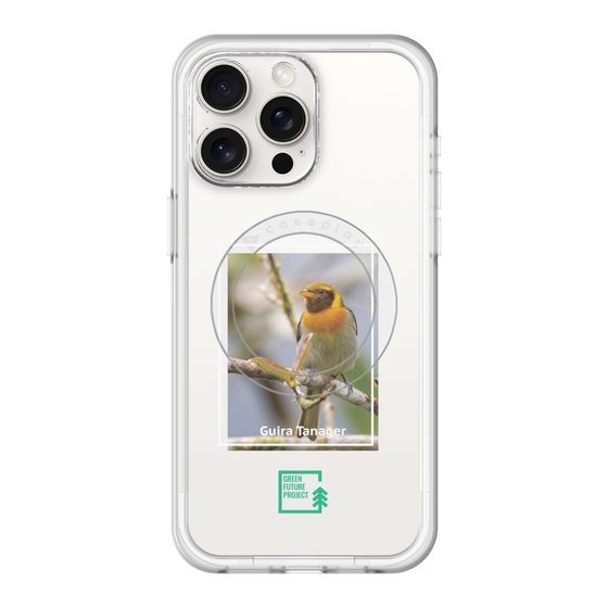 Slim Protection Premium Case with MagSafe［ Green Future Project - Guira Tanager ］