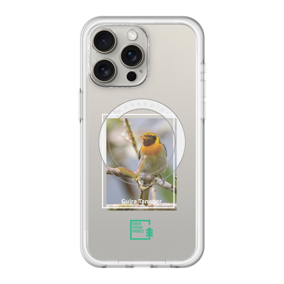 Slim Protection Premium Case with MagSafe［ Green Future Project - Guira Tanager ］