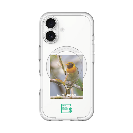 Slim Protection Premium Case with MagSafe［ Green Future Project - Guira Tanager ］