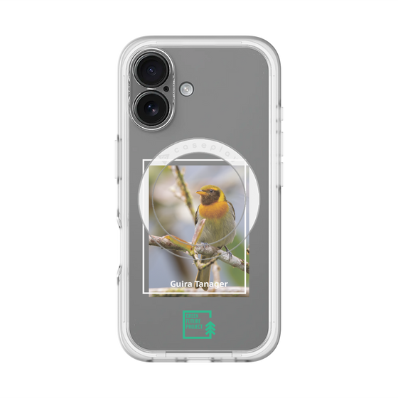 Slim Protection Premium Case with MagSafe［ Green Future Project - Guira Tanager ］
