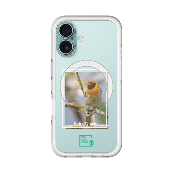 Slim Protection Premium Case with MagSafe［ Green Future Project - Guira Tanager ］