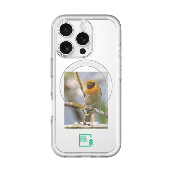 Slim Protection Premium Case with MagSafe［ Green Future Project - Guira Tanager ］