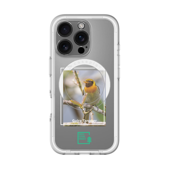 Slim Protection Premium Case with MagSafe［ Green Future Project - Guira Tanager ］