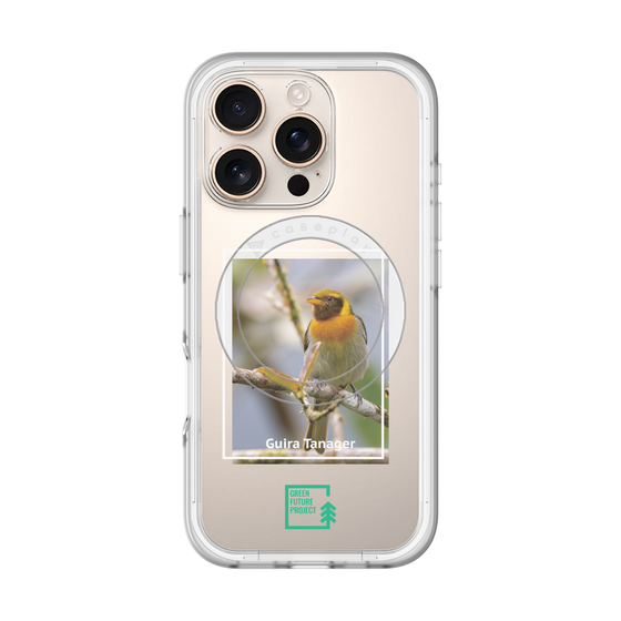 Slim Protection Premium Case with MagSafe［ Green Future Project - Guira Tanager ］