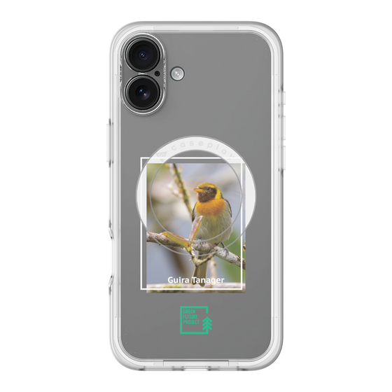 Slim Protection Premium Case with MagSafe［ Green Future Project - Guira Tanager ］