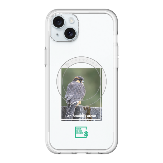 Slim Protection Premium Case with MagSafe［ Green Future Project - Aplomado Falcon ］