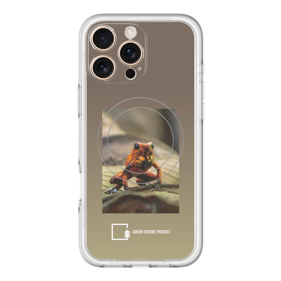 Slim Protection Premium Case with MagSafe［ Green Future Project - Poison-dart Frogs ］
