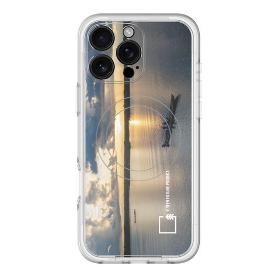 Slim Protection Premium Case with MagSafe［ Green Future Project - Landscape ］