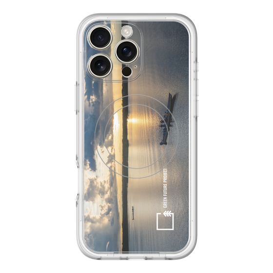 Slim Protection Premium Case with MagSafe［ Green Future Project - Landscape ］