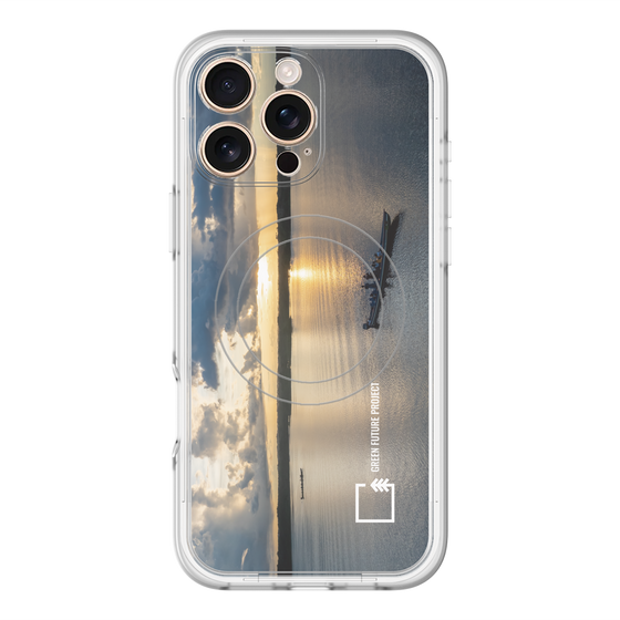 Slim Protection Premium Case with MagSafe［ Green Future Project - Landscape ］