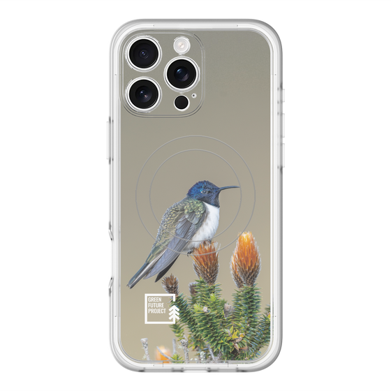 Slim Protection Premium Case with MagSafe［ Green Future Project - Ecuadorian Hillstar ］