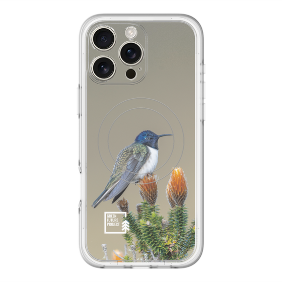 Slim Protection Premium Case with MagSafe［ Green Future Project - Ecuadorian Hillstar ］