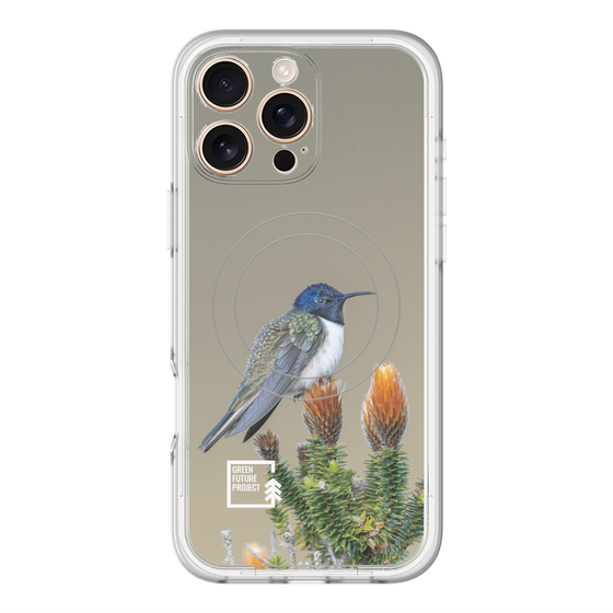 Slim Protection Premium Case with MagSafe［ Green Future Project - Ecuadorian Hillstar ］