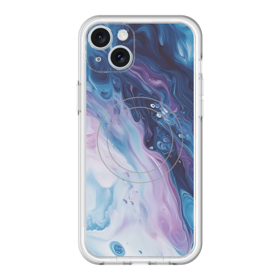 Slim Protection Premium Case with MagSafe［ Color Rain - Original - Twilight Ink ］