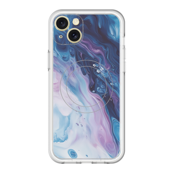 Slim Protection Premium Case with MagSafe［ Color Rain - Original - Twilight Ink ］