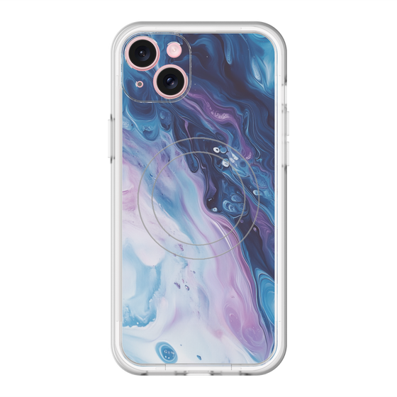 Slim Protection Premium Case with MagSafe［ Color Rain - Original - Twilight Ink ］