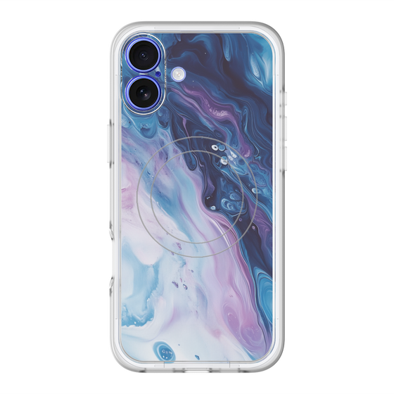 Slim Protection Premium Case with MagSafe［ Color Rain - Original - Twilight Ink ］
