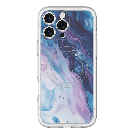 Slim Protection Premium Case with MagSafe［ Color Rain - Original - Twilight Ink ］
