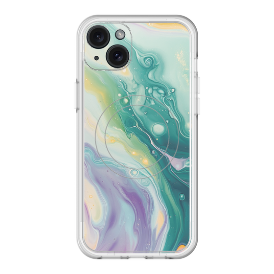 Slim Protection Premium Case with MagSafe［ Color Rain - Original - Dusky Forest ］