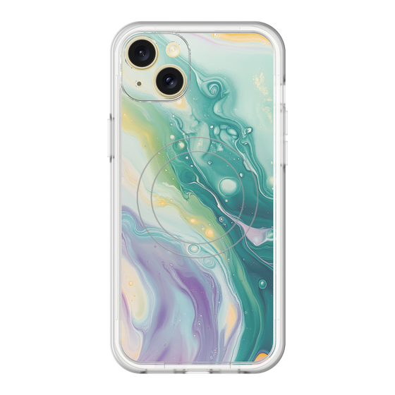 Slim Protection Premium Case with MagSafe［ Color Rain - Original - Dusky Forest ］