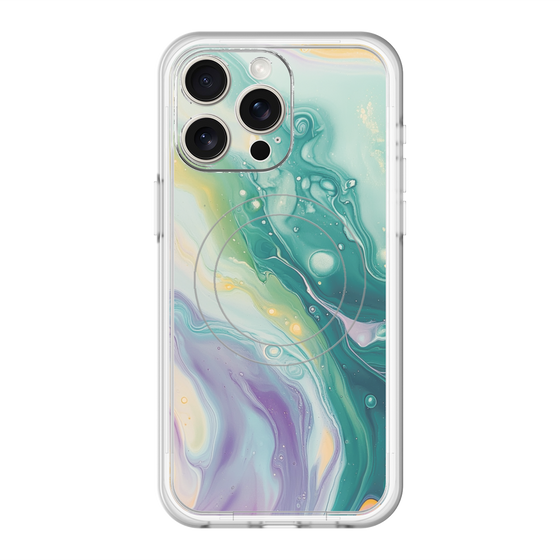 Slim Protection Premium Case with MagSafe［ Color Rain - Original - Dusky Forest ］